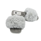 SİA ÇANTA EVA TABAN HALI TERLİĞİ KÜRKLÜ SÜSLÜ SADE VE GÖSTERİŞLİ KADIN TERLİK