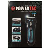 Powertec TR-150 2 Başlıklı Şarjlı Kuru Sakal Kesme Makinesi 