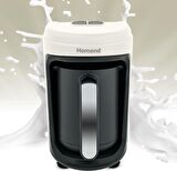 Homend Pottoman Milk in 1874H Sütlü Türk Kahve Makinesi Krem Metal