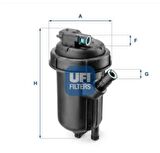 Ufı 55.125.00 Mazot Filtre Kutusu Komple Oe Albea Doblo 05> Punto Ducato Boxer Jumper Agıla A 00>08 Z13Dt Agıla B 08>15 Z13Dtj Merıva A 03>10 Z13Dtj Astra Classic 99>02 H Corsa C Corsa C 01>11 01>11 Z13Dt-Z13Dtj-Antara 07>17 Captıva