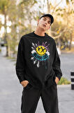 Blink-182 Baskılı Unisex Oversize Müzik Grubu Sweatshirt