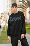 Subzero Baskılı Unisex Oversize Anime Sweatshirt