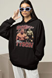 Iron Mike Tyson Baskılı Unisex Oversize Efsane Boksör Hoodie