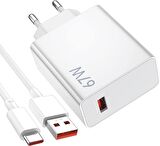 Xiaomi Mi 11 Uyumlu 67 Watt Type C Hızlı Şarj Cihazı