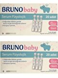 Bruno Baby Serum Fizyolojik 5 ML x 20 Flakon - 2 Adet