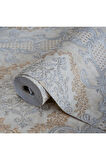 Damask Pattern Wallpaper - Duvar Kağıdı, Krem - Ephes 6802-1, 10,60 M²