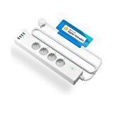 Meross Akıllı Çoklu Priz - 4 Güç + 4 Usb