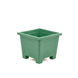 Omnipazar  SY-5845 Dekoratif Plastik Kare Ayaklı Saksı 3,5 Litre No 2