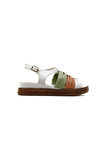 VENÜS KADIN HAKİKİ DERİ ORTOPEDİK TABAN COMFORT CASUAL GÜNLÜK SANDALET (36-40)  23Y 2216412Y Z