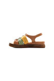 VENÜS KADIN HAKİKİ DERİ ORTOPEDİK TABAN COMFORT CASUAL GÜNLÜK SANDALET (36-40)  23Y 2216412Y Z