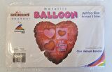 FOLYO BALON KIRMIZI KALP 80CM D.Ü 30TL