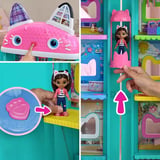 Gabby’s Dollhouse Sesli ve Işıklı İnteraktif Oyun Evi 73 cm | Orijinal Gabby Figürlü Dev Bebek Evi