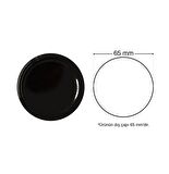 20 Lİ  63 mm Siyah Cam Kavanoz Kapağı (20 Adet)
