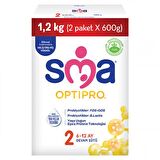 Sma Optipro 2 Prebiyotik Devam Sütü 1200 gr