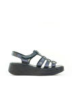 VENÜS KADIN HAKİKİ DERİ  DOLGU TOPUKLU COMFORT GÜNLÜK SANDALET (36-40)  24Y 23023213Y Z