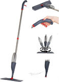 Porsima 13279 Su Püskürtmeli 360 Derece Dönebilen Spray Mop Antrasit