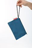 Baghashtag Lacivert Clutch Bez Çanta