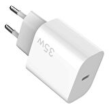 Juo 35W GaN USB Type-C Şarj Cihazı iPhone & Android & iPad Uyumlu PD Hızlı Şarj Aleti