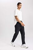DeFactoFit Jogger Eşofman Altı Standart Fit Dokuma Çift Cepli B4777AX24SPBK81