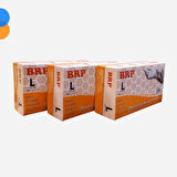 BRP Pudralı Lateks Muayene Eldiven Small (S) 100'lü Kutu X 20 Kutu - 1 Koli