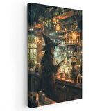 Büyücü Kahvesi - Sihirli İksirler Anime Kanvas Tablo