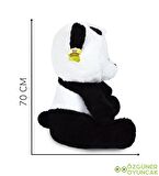 70 Cm Kapşonlu Uykumcuk Peluş Ayıcık Panda