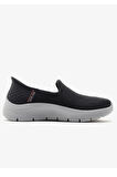 Skechers Slip-İns Go Walk Flex-Relish Kadın Bağcıksız Gri Günlük Spor Ayakkabısı