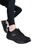 Skechers Go Walk Flex Air-Cooled Goga Mat Taban Kadın Siyah Günlük Spor Ayakkabı