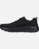 Skechers Go Walk Flex Air-Cooled Goga Mat Taban Kadın Siyah Günlük Spor Ayakkabı