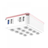 Fuchsia USB Hızlı Şarj Aleti Beyaz