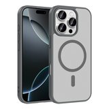 iPhone 16 Pro Max Kılıf Magsafe Şarj Özellikli Mat Tasarım Lüx Babet Kapak