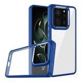 Xiaomi Mi 13T Kılıf Akrilik Kaplama Şeffaf Renkli Lens Koruma Çerçeveli Moda Luxury Kapak