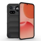 Nothing Phone 4A Pro Kılıf Esnek TPU Oyuklu Arka Yüzey Tasarımlı Etnik Silikon Kapak
