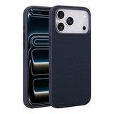 iPhone 17 Pro Kılıf MagSafe Şarj Özellikli Kumaş Tasarımlı Miami Sert PC Kapak