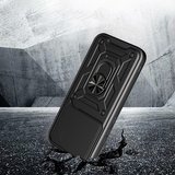 Xiaomi 17T Pro Kılıf Magnetik Standlı Kamera Korumalı Sürgülü Vega Kapak