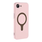 iPhone 17E Kılıf MagSafe Şarj Özellikli Soft Mat Tasarım Aris Silikon Kapak