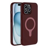 iPhone 14 Pro Max Kılıf MagSafe Şarj Özellikli Soft Mat Tasarım Aris Silikon Kapak