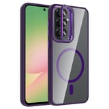 Galaxy A57 Kılıf Magsafe Standlı ve Kamera Lens Koruma Hediyeli Etro Kapak