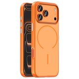 iPhone 17 Pro Max Kılıf MagSafe Şarj Özellikli Ultra İnce Mat Soft Lora PC Kapak