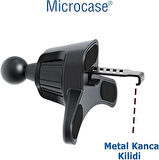 Microcase Oto Araç Tutucu Sağlam Ayarlanabilir Kıskaçlı Tutucu Parçası 17mm- SİYAH - AL4261