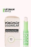 Flormar Shea ve Kakao Yağı İçeren Renkli Dudak Nemlendiricisi (Elma) - 001 APPLE - 8690604555369