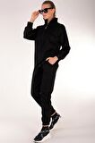 Yakası Uzun Fermuarlı Rahat ve Sportif Jogging Takım