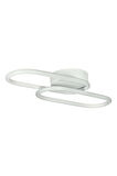Zzez Beyaz Renk Modern Tasarım Beyaz Ledli Cafe - Mutfak - Salon 2 Li Led Avize
