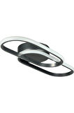 Zzez Gri Renk Modern Tasarım Beyaz Ledli Cafe - Mutfak - Salon 2 Li Led Avize
