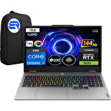 Lenovo Loq 15IRX10 83JE00LFTREP4 I7-13700HX 24 GB Ram 512 GB SSD RTX5060 15.6" 144Hz WIN11 Pro + Elektropasaj Çanta