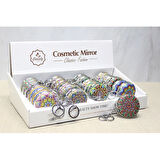 STARSTUFFS Taşlı El Aynası Anahtarlık Model 6