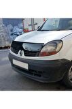 Renault Kangoo Ön Kaput Koruma Rüzgarlığı 3mm Akrilik (Abs) Parlak Siyah Deflektör 1998-2003