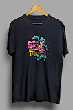Skull - Üniseks Oversize Dijital Baskılı T-shirt