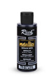 Metalik Akrilik Boya - Metallic Acrylic Paint 120cc Siyah 770