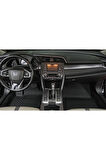 Sahler Honda Civic 2016-2021 Uyumlu 4.5d Premium Havuzlu Oto Paspas ve Liner Marka 3D Bagaj Havuzu - Civic fc5